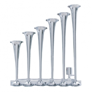 Chrome 6 Trumpet Horizontal Train Horn – Right 46133